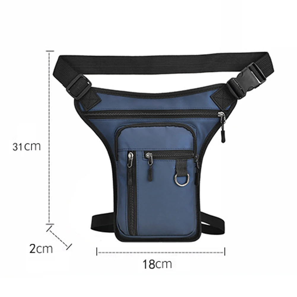 Drop Leg Waist Bag - Multi-Position Tactical Thigh Pack for Motorcycle Riding & Outdoor Activities