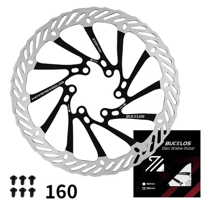 Ultralight Hydraulic Disc Brake Rotor 160/180/203mm - Mountain & Road Bike Compatible with Free Mounting Bolts