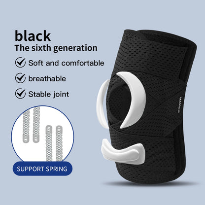 Pressurized Elastic Knee Support - Nylon Compression Knee Brace for Arthritis, Joint Protection & Sports (Men & Women)