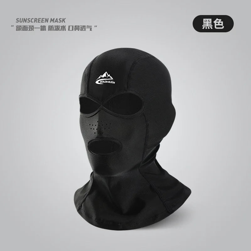 UV Protection Swimming Face Mask - Breathable Diving Cap for Men & Women Beach Sun Protection