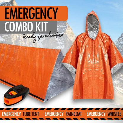 2-Person Waterproof Emergency Camping Tent - Family Travel Shelter with Pergola Design