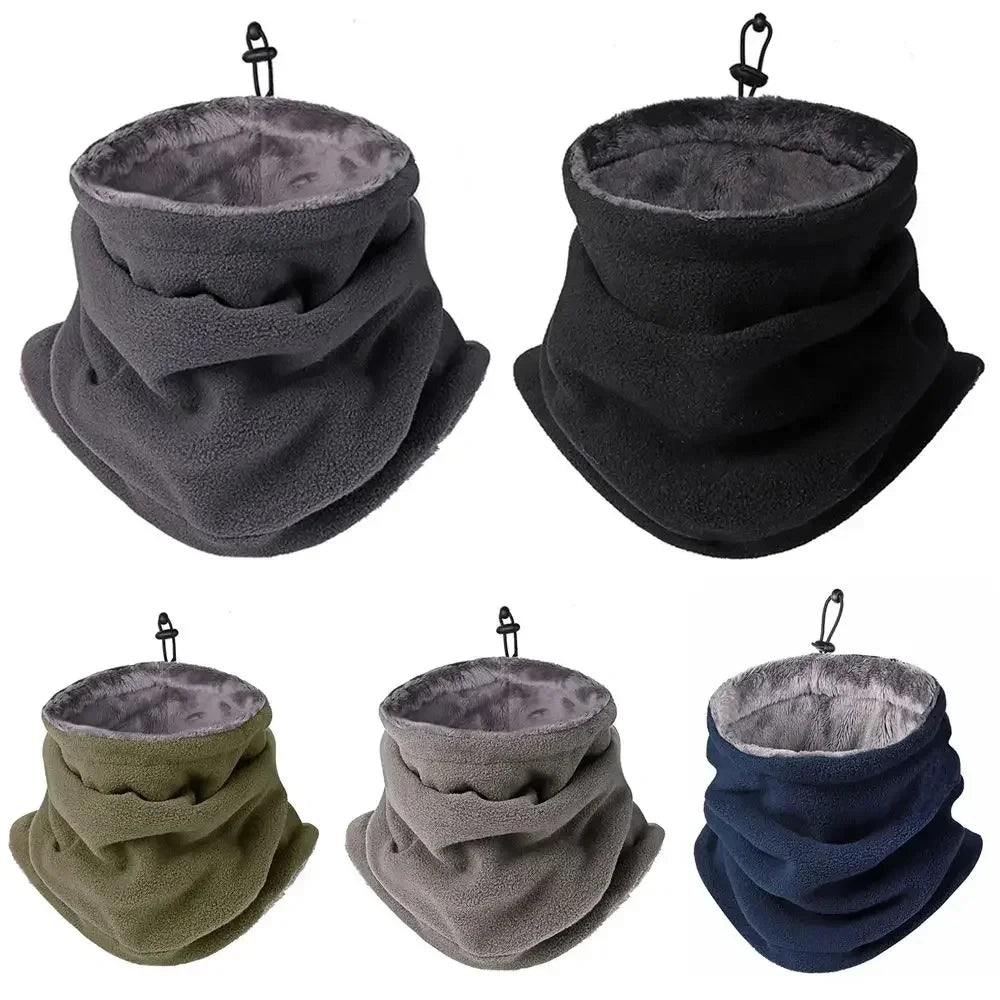 Winter Fleece Balaclava Face Mask - Windproof Neck Warmer for Men & Women - Motorcycle Cycling Hiking Camping Outdoor Scarf
