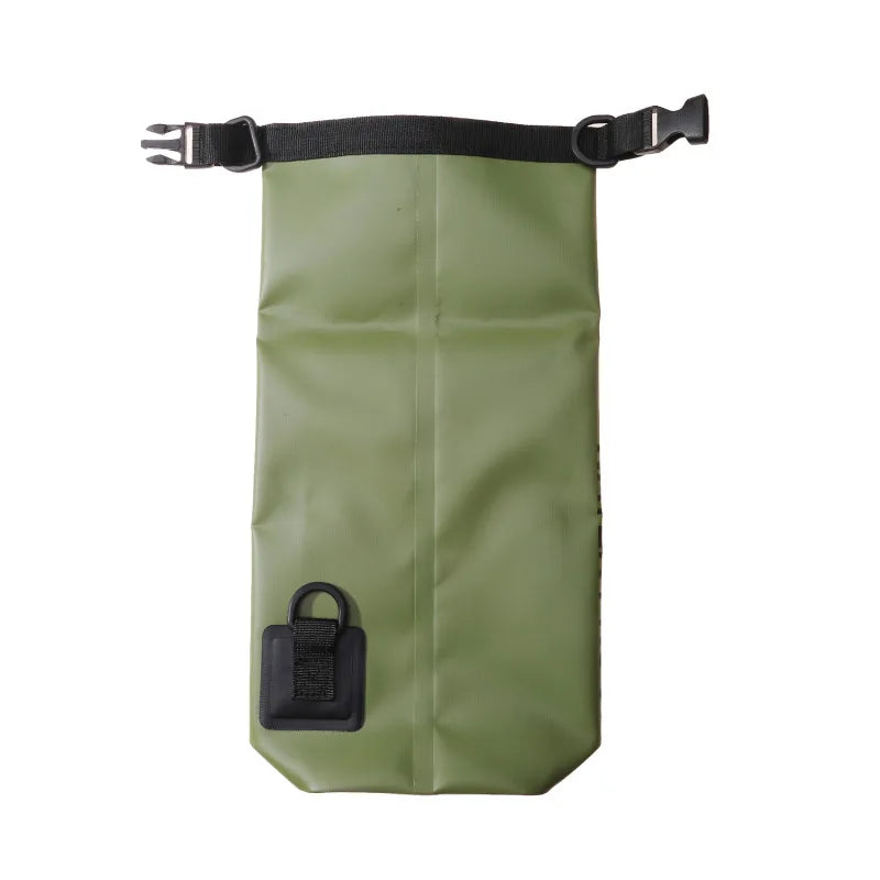 Waterproof PVC Outdoor Dry Bag - 5L & 2L Capacity - Multi-Sport Floating Bag for Swimming, Diving, Kayaking, Rafting & Beach Activities - Crossbody Shoulder Travel Bag for Surfing