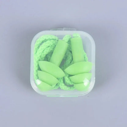 Silicone Swimming Earplugs with Rope - Noise Reduction Sleep Ear Plugs for Diving & Underwater Activities (1 Piece)