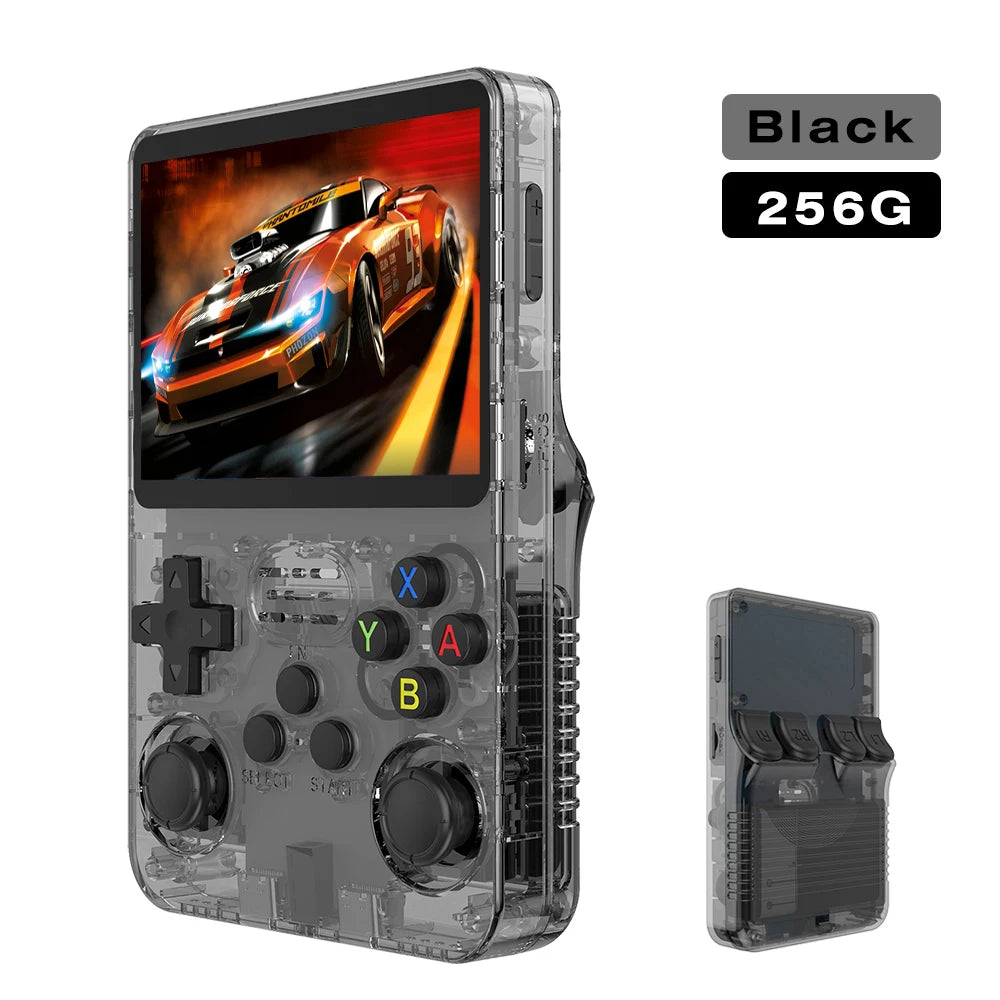 R36S Retro Handheld Game Console - 3.5'' IPS Screen - 64GB/128GB/256GB Storage - ARKOS 2.0 Portable Gaming System