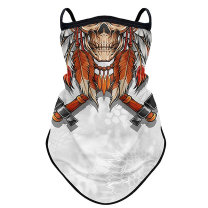 Motorcycle Face Shield - Anti-UV Cycling Headwrap with Neck Cover for Summer Outdoor Sports