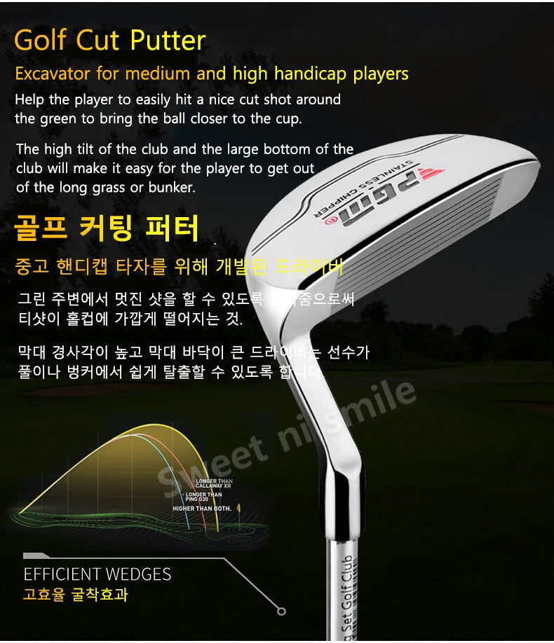 Premium Steel Putter for Beginners - Unisex Golf Club