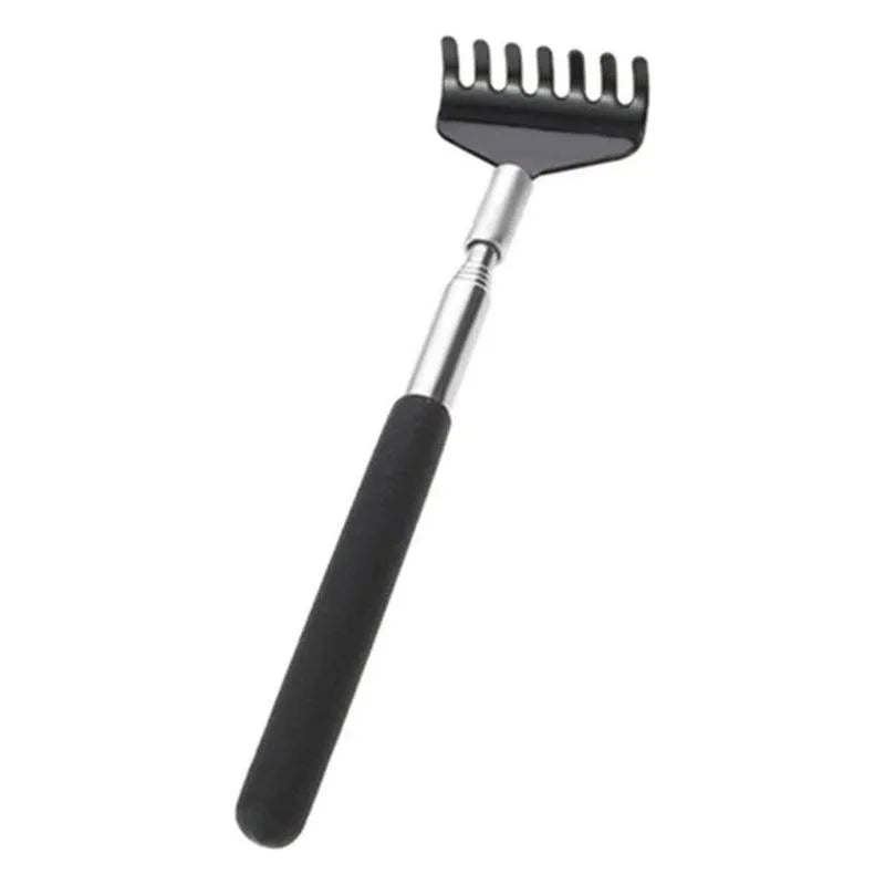 Telescopic Stainless Steel Back Scratcher with Carrying Bag