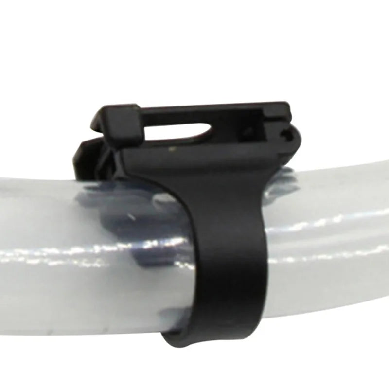 Silicone Snorkel Mask Clip - Plastic Keeper Holder Retainer for Scuba Diving Goggles and Tube Buckle