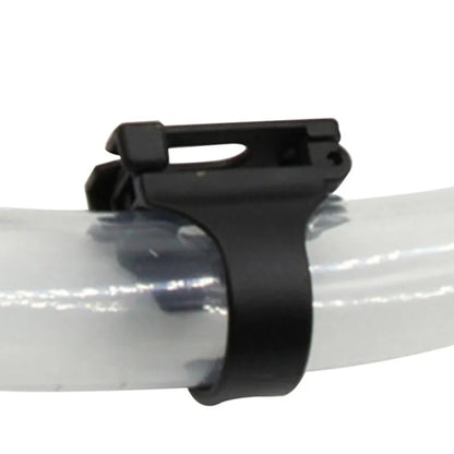 Silicone Snorkel Mask Clip - Plastic Keeper Holder Retainer for Scuba Diving Goggles and Tube Buckle