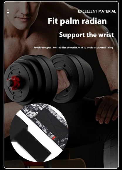 Professional Weightlifting Wrist Straps - Gym Support Equipment for Strength Training (1 Pair)