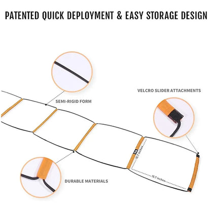 Dual-Purpose Soccer Training Jump Ladder - Ultimate Agility Training Tool