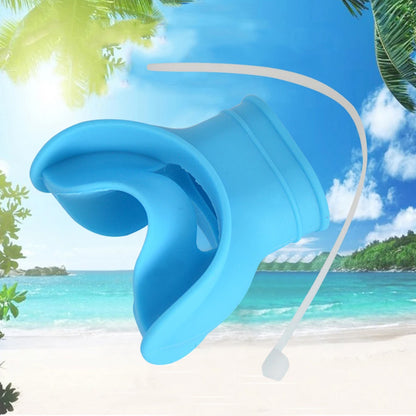 Premium Silicone Scuba Diving Mouthpiece - Comfortable Regulator Cover with Octopus Holder Retainers