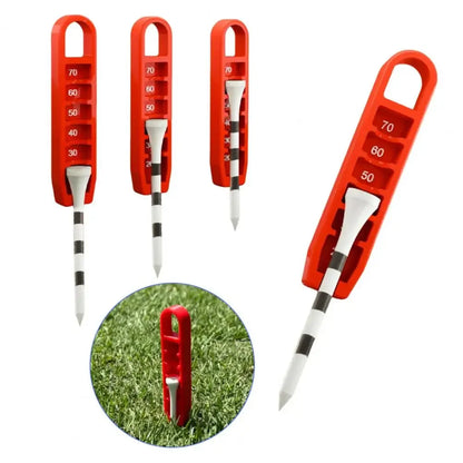 Adjustable Golf Tee Height Regulator - Portable Tee Stand with 20-70mm Precision Positioning - Essential Golf Training Tool