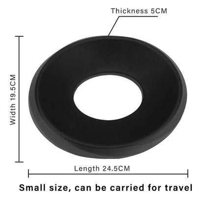 SOMAN Portable Motorcycle Helmet Stand - Donut Ring Support Pad - Scratch-Resistant Anti-Skid Protection