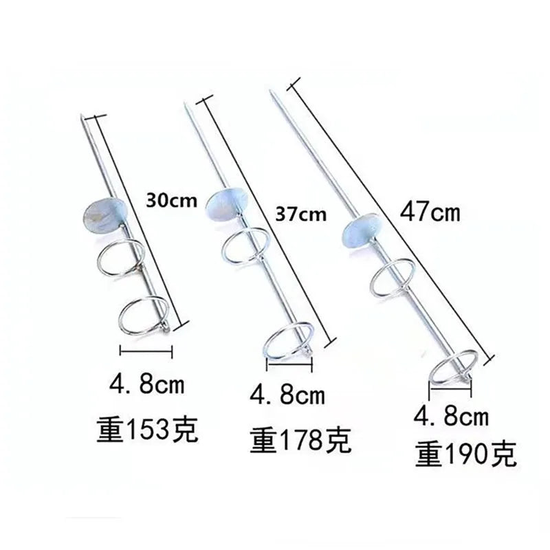 Professional Fishing Rod Holder - 30/40cm Double Ring Single Fork Bank Bracket for Outdoor Fishing