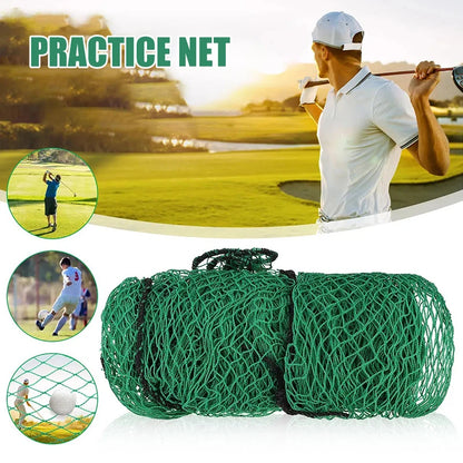 Universal Golf Practice Net - Heavy Duty Polyethylene Hitting Netting for Indoor & Outdoor Training (6.56ft & 9.84ft)