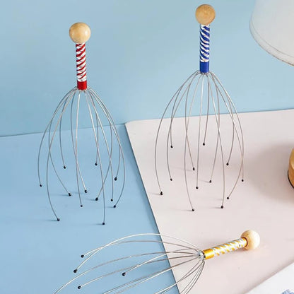 Stainless Steel Head Massager - Scalp Scratcher & Itch Reliever - Professional Quality