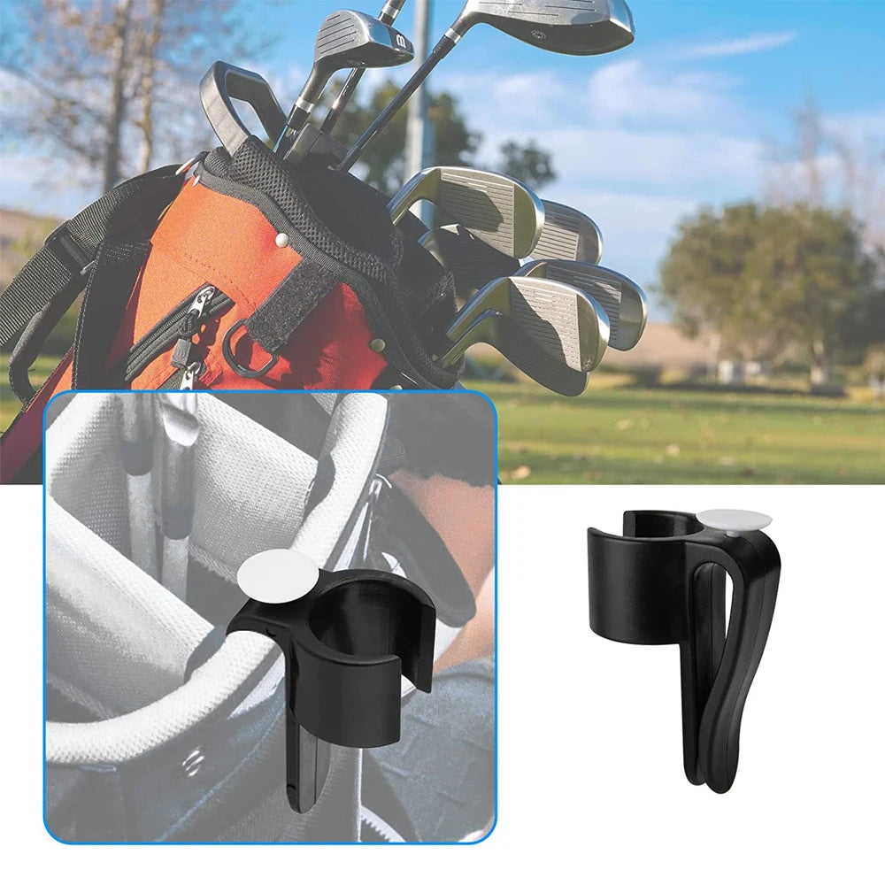 Golf Putter Holder Clips - 10PCS Fixed Golf Club Buckle Organizer for Bag Storage & Swing Training Accessories