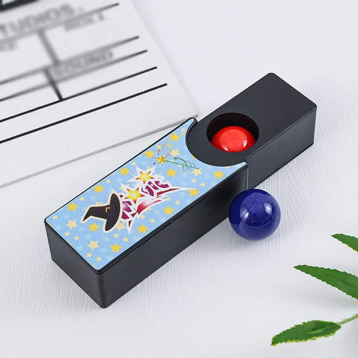 Magic Color-Changing Ball Box - Red to Blue Trick Toy for Kids