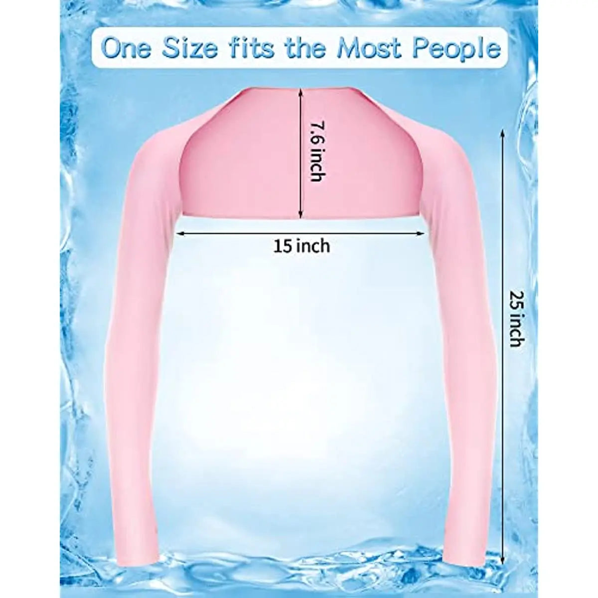 Ice Silk Cooling Arm Sleeves - Ultra-Thin UV Protection Long Gloves for Outdoor Golf & Sports | Breathable Sun Protection Hand Cover