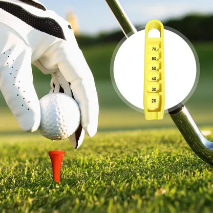 Adjustable Golf Tee Height Regulator - Portable Tee Stand with 20-70mm Precision Positioning - Essential Golf Training Tool
