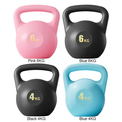 Water-Filled Soft Kettlebell 4/6KG - Anti-Slip Grip Hand Weight for Home Workouts & Muscle Training