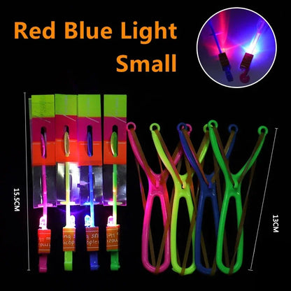 LED Light Arrow Rocket Helicopter Toy