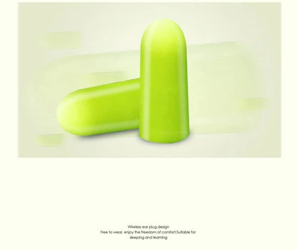3M 312-1250 Foam Ear Plugs - 10 Pairs Corded Soft Noise Reduction Earplugs for Swimming & Hearing Protection