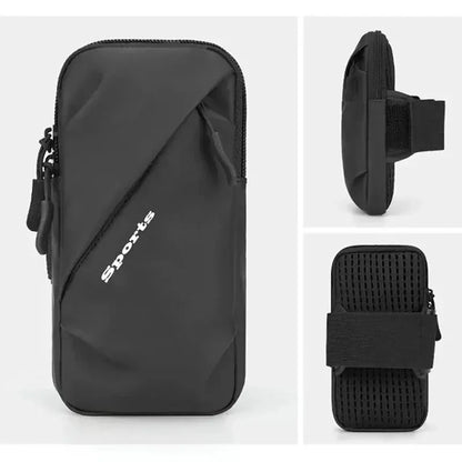 Universal Waterproof Sports Armband - PU Running Phone Holder for iPhone & Samsung - Jogging Arm Bag Accessory