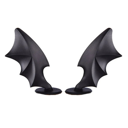 Motorcycle Helmet Horn Decoration - 2 Pack Rubber Corner Horns for Full Face Motocross & Off-Road Helmets