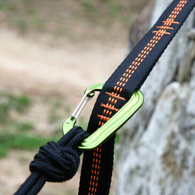 Hammock Straps 2-Pack - 600lbs Capacity Polyester Suspension System with 5 Adjustment Rings