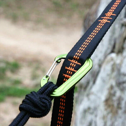 Hammock Straps 2-Pack - 600lbs Capacity Polyester Suspension System with 5 Adjustment Rings