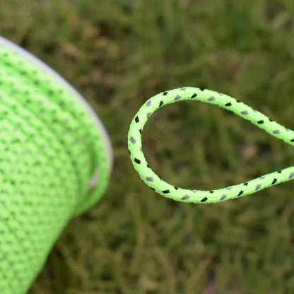 Reflective Paracord 50M - 2.5mm Parachute Cord for Camping, Survival, and Outdoor Use