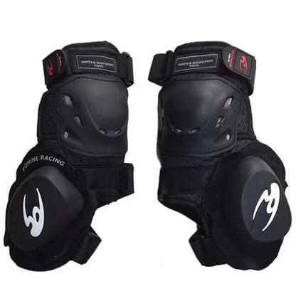 Komine SK-652 Motorcycle Knee Pads - Anti-Fall Slider Protectors for Track and Highway Riding