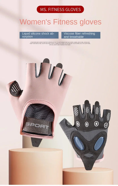 Premium Fitness Training Gloves - Slip-Resistant Weight Lifting Gloves for Men & Women - Gym Bodybuilding Exercise Yoga Gloves (1 Pair)