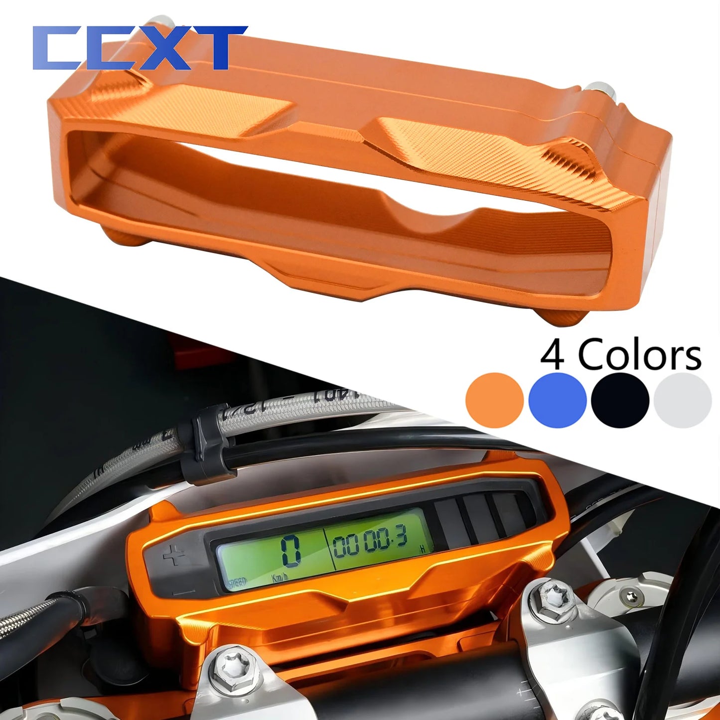 CNC Odometer Speedometer Guard Cover Protector for KTM XCW XCFW EXC EXCF 150-500 (2015-2024) & Husqvarna TE 150 250 300 FE (2024)