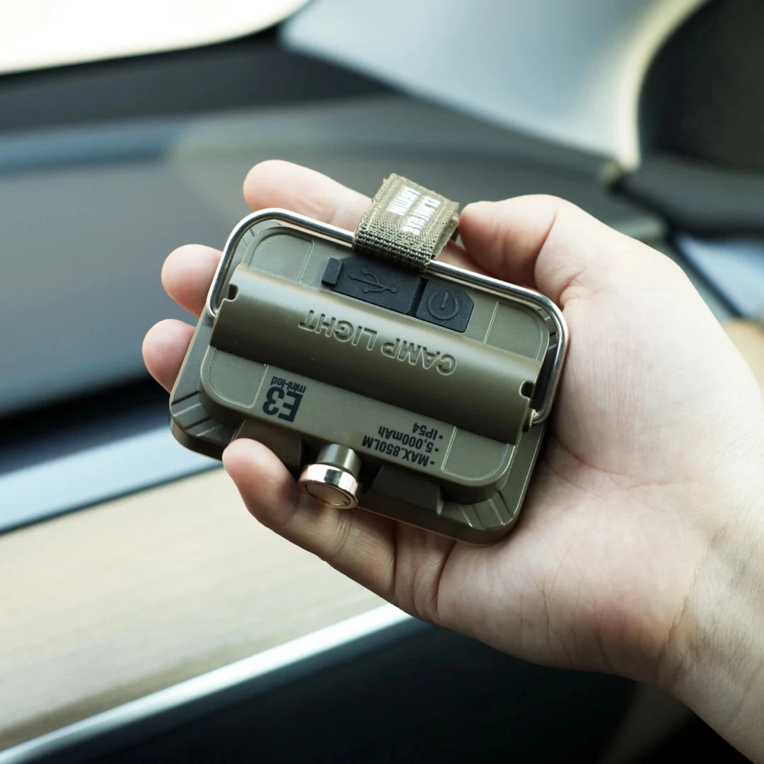 Rechargeable 5000mAh LED Camping Light - Waterproof Portable Hanging Tent Lamp for Outdoor Emergency Lighting