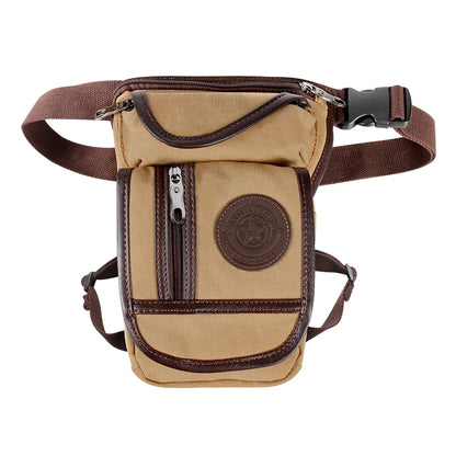 Large Capacity Canvas Nylon Drop Leg Waist Bag for Horse Riding - Portable Outdoor Equestrian Equipment