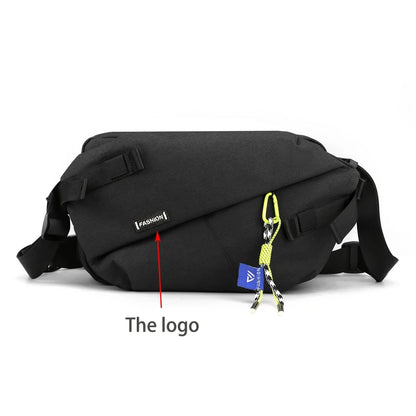 Premium Nylon Waist Pack - Unisex Crossbody Chest Bag for Outdoor & Travel