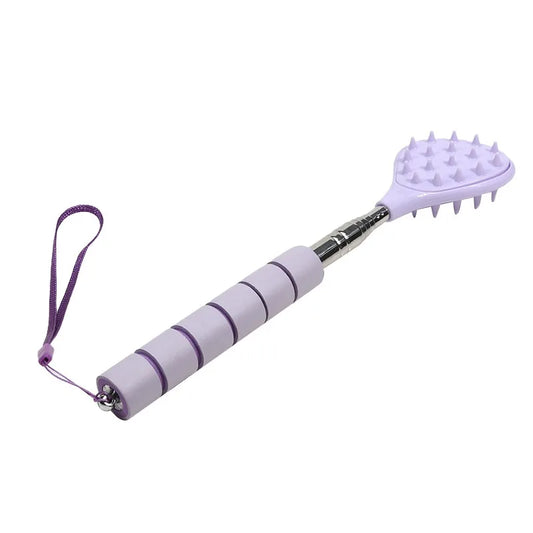 Retractable Dual-Spike Back Scratcher & Massage Tool
