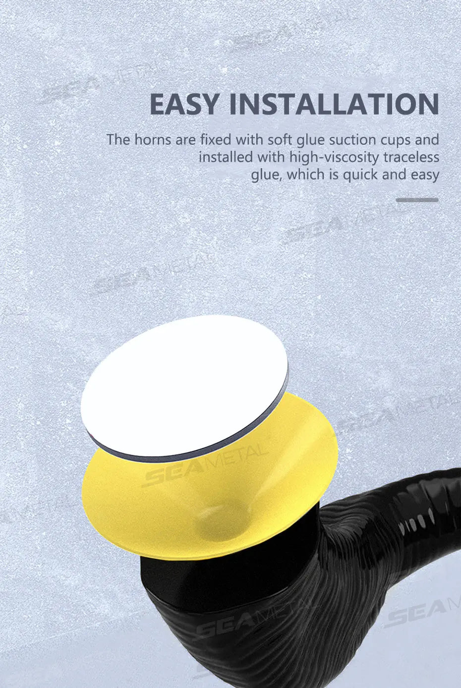 Devil Horns Motorcycle Helmet Decoration - 2-Piece Set with Suction Mount | Cosplay Styling Accessory