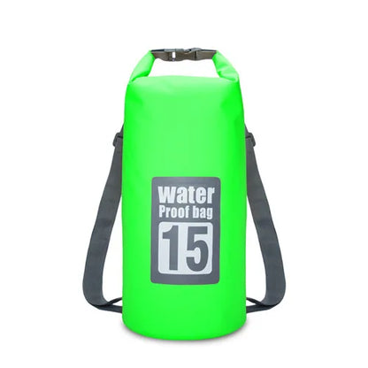 Waterproof Dry Bag Set - 5L/10L/15L/20L/30L PVC Storage Sacks for Kayaking, Canoeing, Rafting & Swimming Adventures
