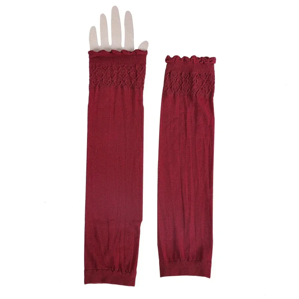 Muslim Arm Sleeves for Women - One Piece Shrug Bolero Cover - Ramadan Prayer Wear - 20 Colors Available