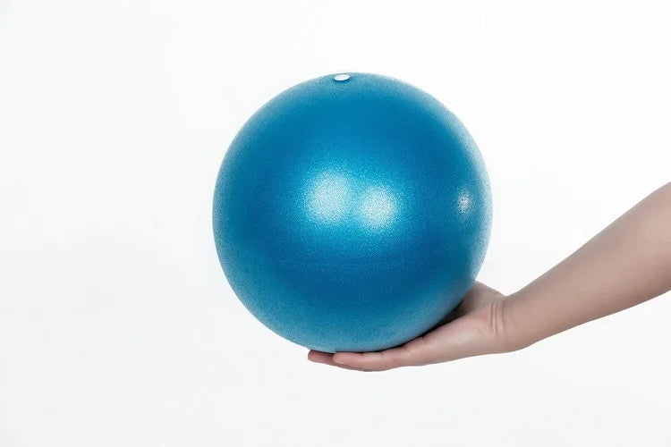 25cm Pilates Stability Ball - Premium PVC Exercise Ball for Yoga, Core Training & Balance