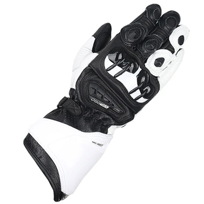 Two-X GP Pro Men's Motorcycle Racing Gloves - Long Leather Sports Protection with Touch Screen