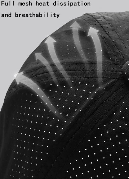 Unisex Quick-Dry Baseball Cap - Adjustable Outdoor Sun Hat for Golf & Fishing
