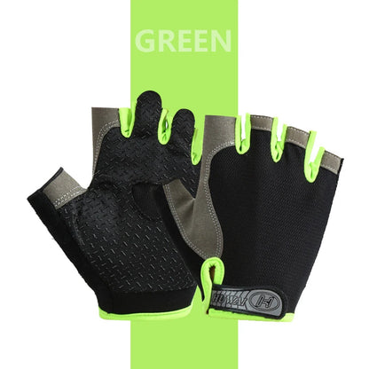 Premium Fingerless Gym Gloves - Breathable Anti-Slip Training Gloves for Men & Women - Weightlifting, Bodybuilding, Cycling & Sports