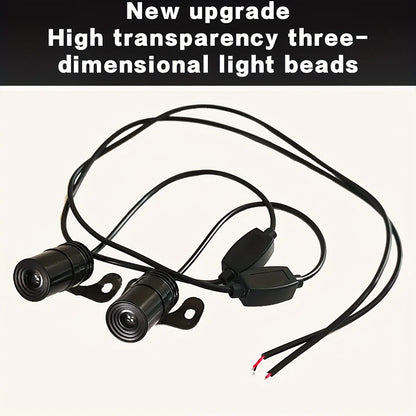 LED Angel Wings Projector Light - Motorcycle & Electric Scooter Decorative Lamp