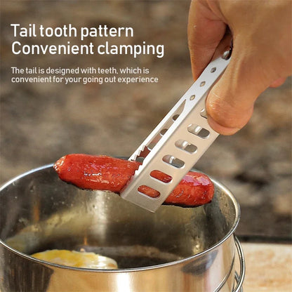 Aluminum Alloy Heat-Resistant Clip, Bowl Pot Clamp Holder for Camping, Pan Handle, Kitchen Accessories